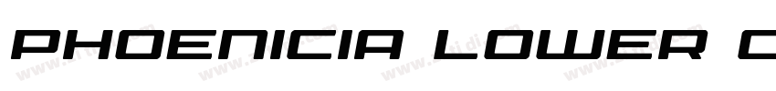 Phoenicia Lower Cas字体转换